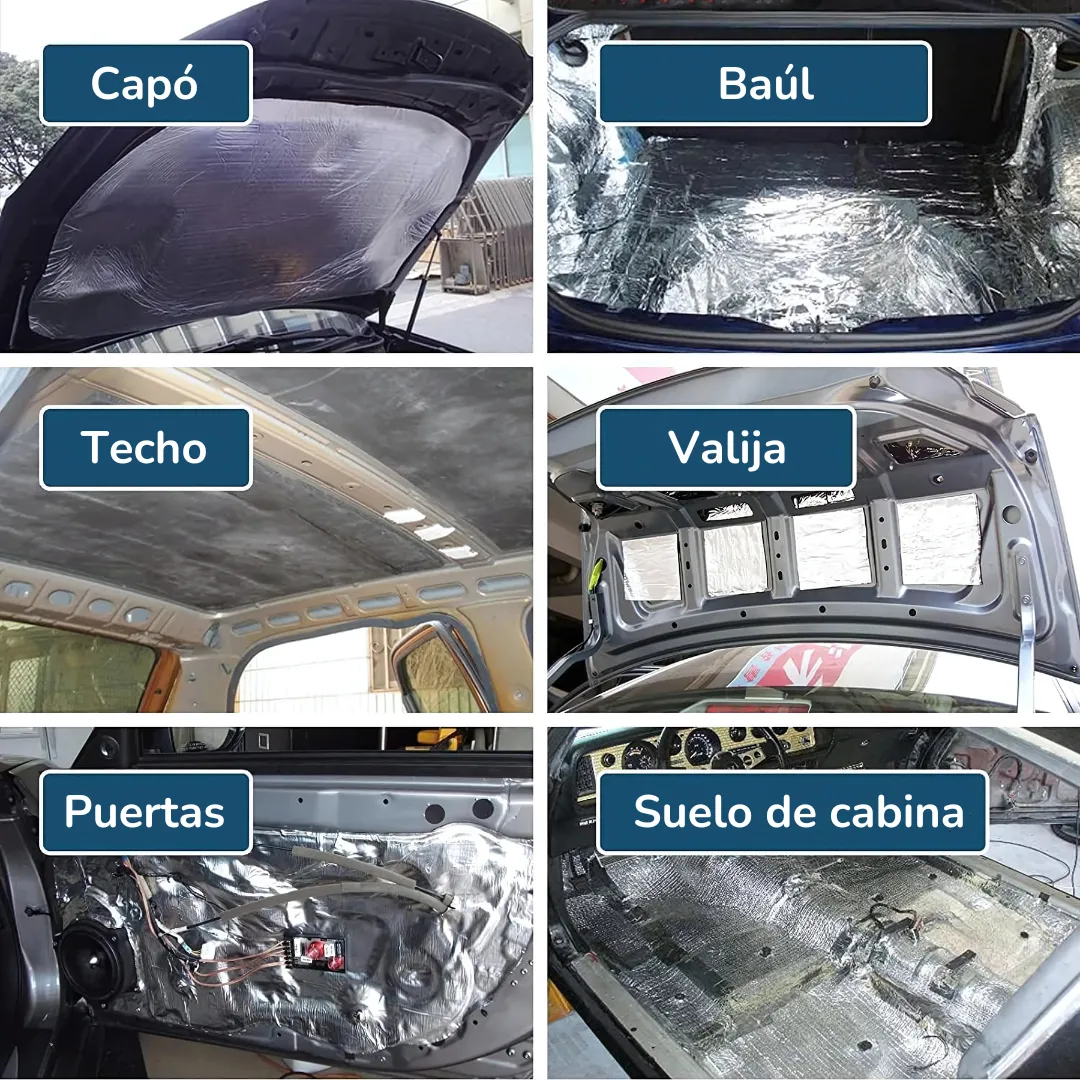 Paquete Aislante De Sonido Autoadhesivo Con Kit De Instalaci | Meses