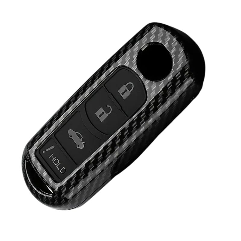 Funda Protectora de Fibra de Carbono para Llave de Autos Mazda