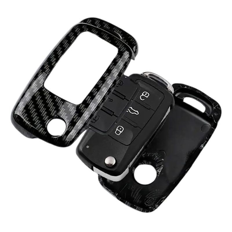 Funda Protectora de Fibra de Carbono para Llave de Volkswagen