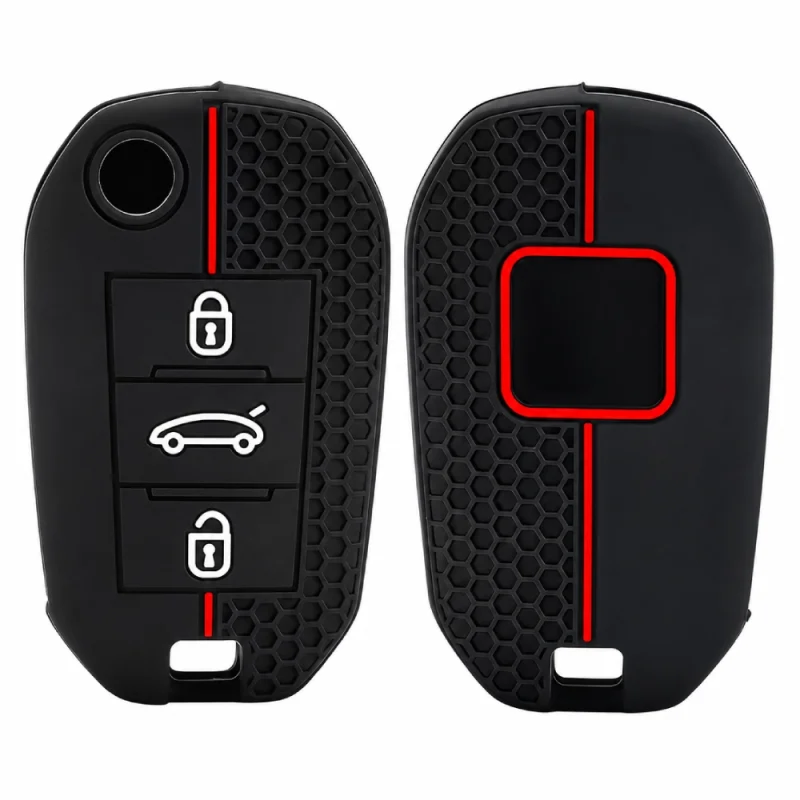 Funda Protectora de Silicona para Llave de Autos Peugeot y Citroën