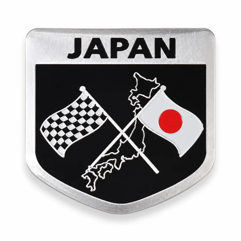 Insignia Emblema de Japón Racing para Autos Universal