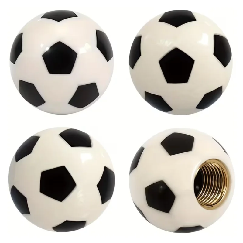 Tapones De Válvula Para Ruedas de Autos Pelota de Fútbol x4 Unidades