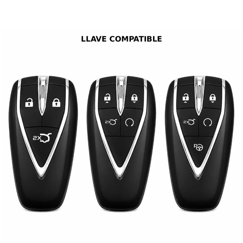 Funda Protectora de Cuero con Metal para Llave de Autos Changan