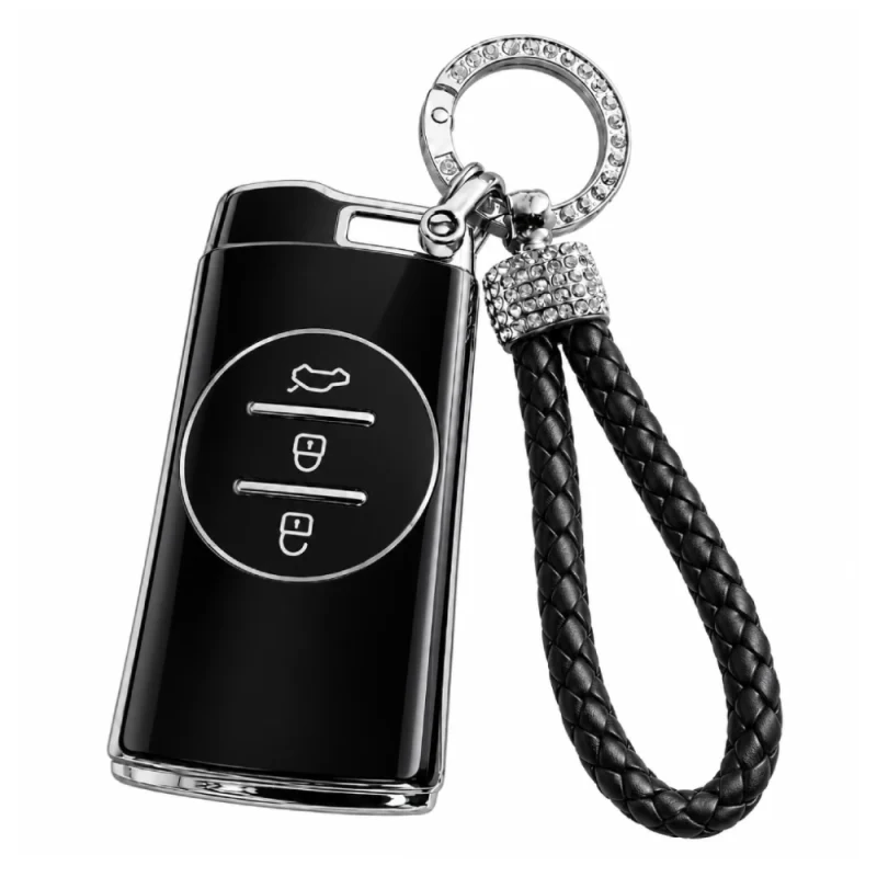 Funda Protectora de TPU para Llave de Autos Chery Tiggo con Llavero